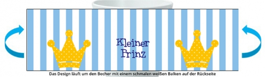 Prinz Becher hellblau